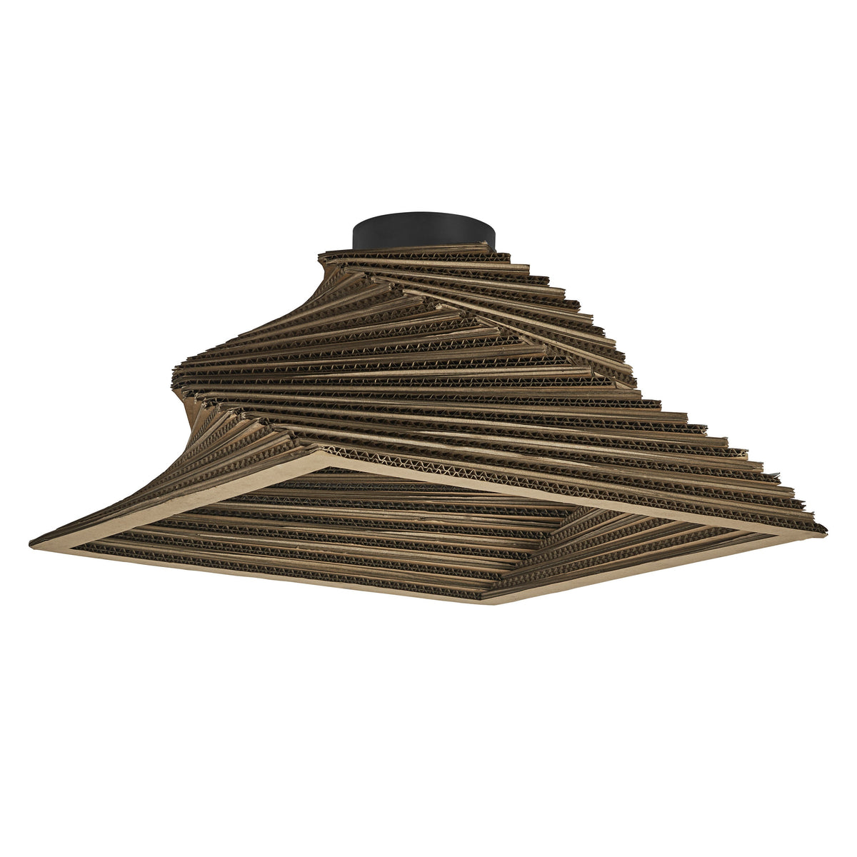 LEDVANCE DECOR Deckenleuchte Decor Cardboard Square Turn braun, inkl. Leuchtmittel-LEDVANCE Shop