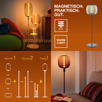 OSRAM Decor Stick Vloerlamp Donkergrijs 78cm 3x E27, exclusief lampen