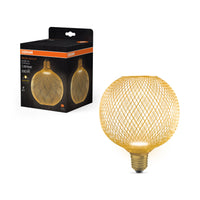 OSRAM DECOR LED Flatlampe Lampe Gold, 3.5W, 300lm, Frosted, 125mm , Warmweiß , E27-LEDVANCE Shop