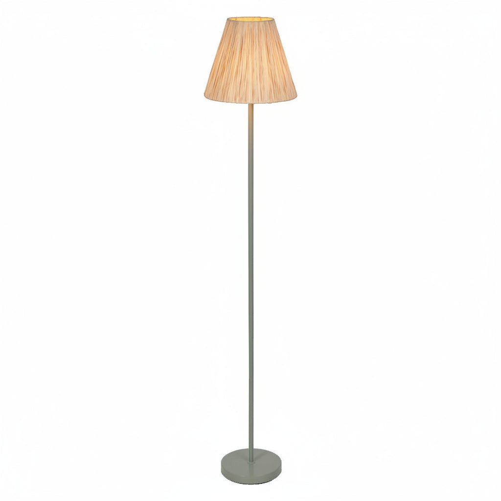 OSRAM DECOR Vloerlamp Decor Raffia groenbruin, E27, 300 mm
