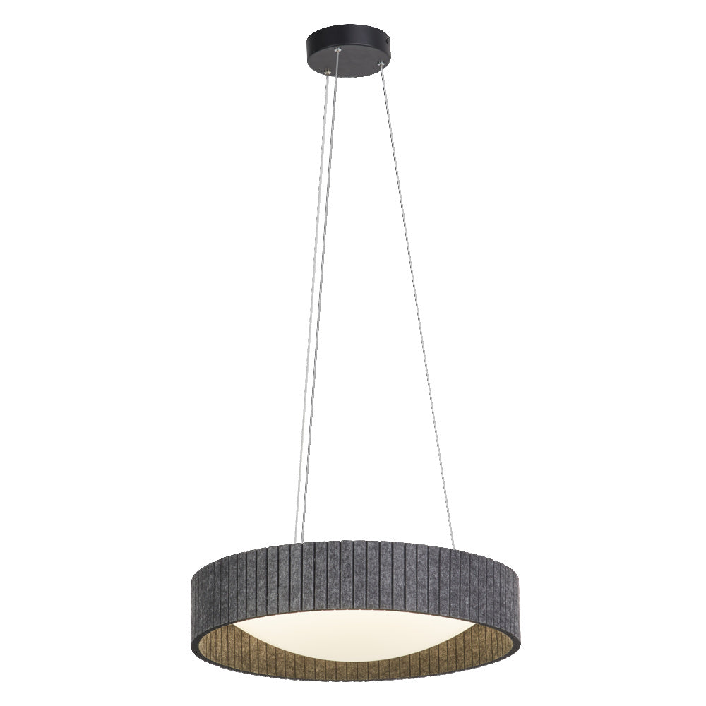 OSRAM DECOR Viltcilinder Hanglamp Donkergrijs, 28W, 830mm