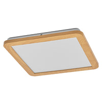 OSRAM ORBIS Disc Badkamer Plafondlamp 30x30cm 22W IP44 Houtdecor
