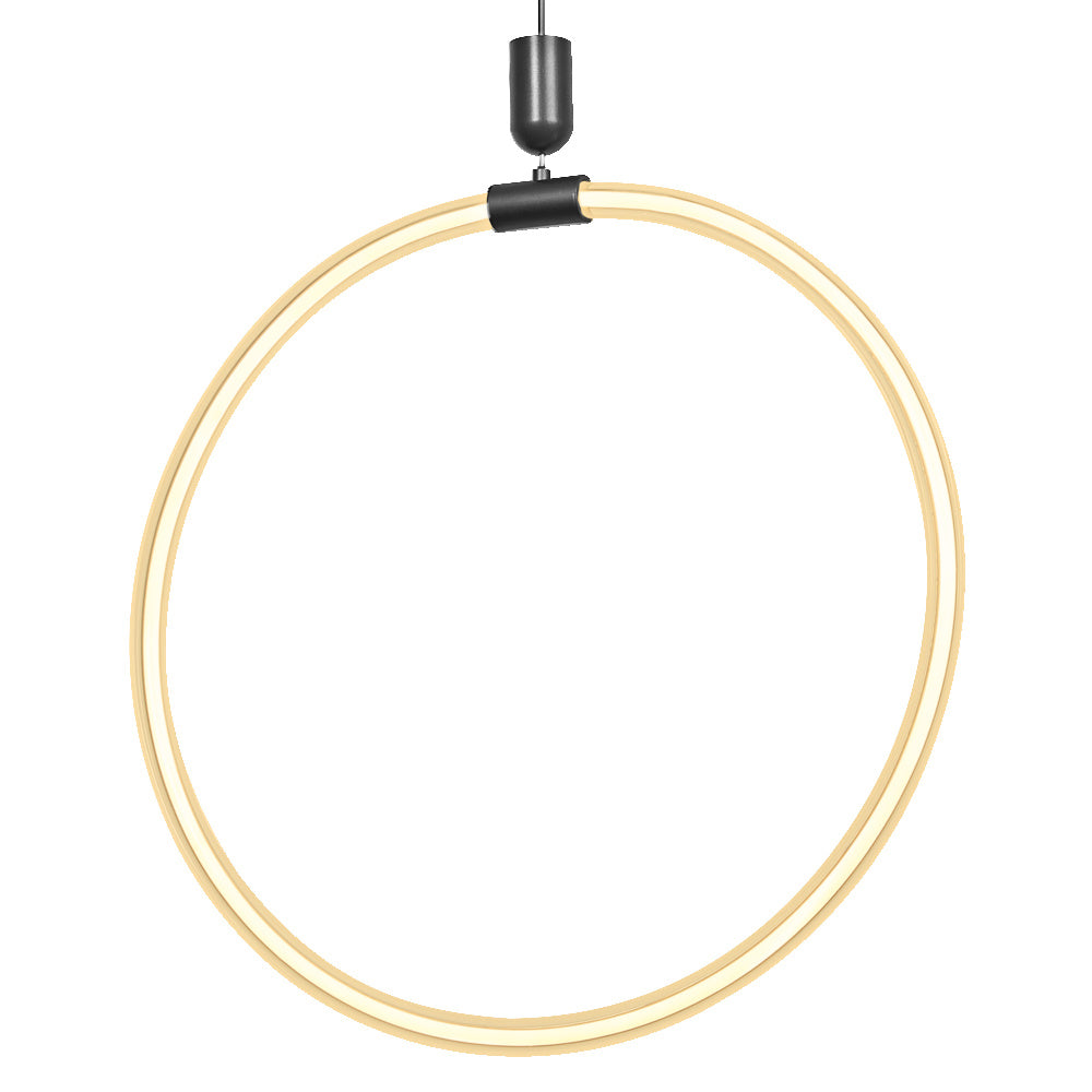 LEDVANCE Decor Aura hanglamp Vert van gebogen polycarbonaat met LED en filamentdesign, 18 W, 2000 lm, 3000 K, 830 warmwit, Click-dimbaar, donkergrijs, kunststof (PC), 498 mm, IP20
