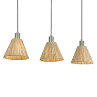 LEDVANCE DECOR Hanglamp Decor Raffia Lineair Groen, 3xE27