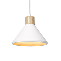 LEDVANCE DECOR Hanglamp van gips en hout, E27, 220 mm