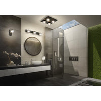 OSRAM ORBIS Flame Badkamerwandlamp 16,5W Klik CCT IP44 Zwart