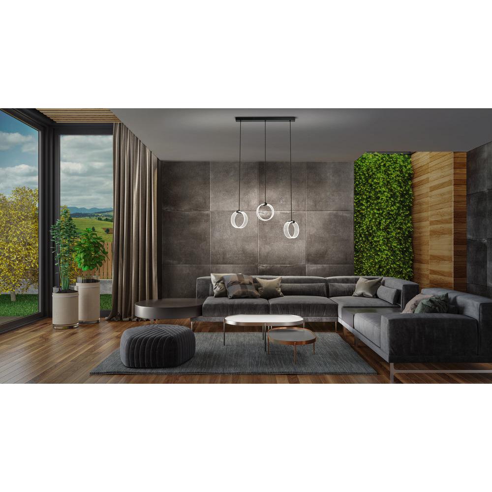 Decor Circle 3XPendant Pendelleuchte LN 20W Click CCT Black