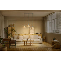 LEDVANCE DECOR Pendelleuchte Decor Raffia Linear grün, 3xE27-LEDVANCE Shop