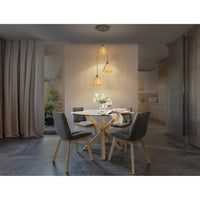 LEDVANCE DECOR Pendelleuchte Decor Raffia Plate grün, 3xE27-LEDVANCE Shop