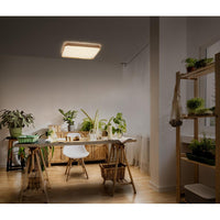 OSRAM ORBIS Alicia plafondlamp, dimbaar met Click-DIM, 16W, 292x292mm, houtdecor