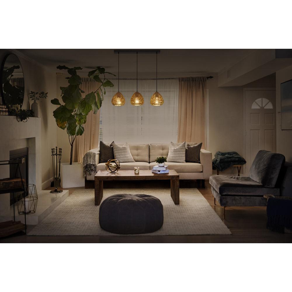 Decor Paper Drop Pendant Pendelleuchte Linear 3XE27 Beige