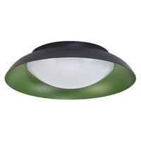 OSRAM ORBIS Plate plafondlamp 19W 310 mm zwart/groen