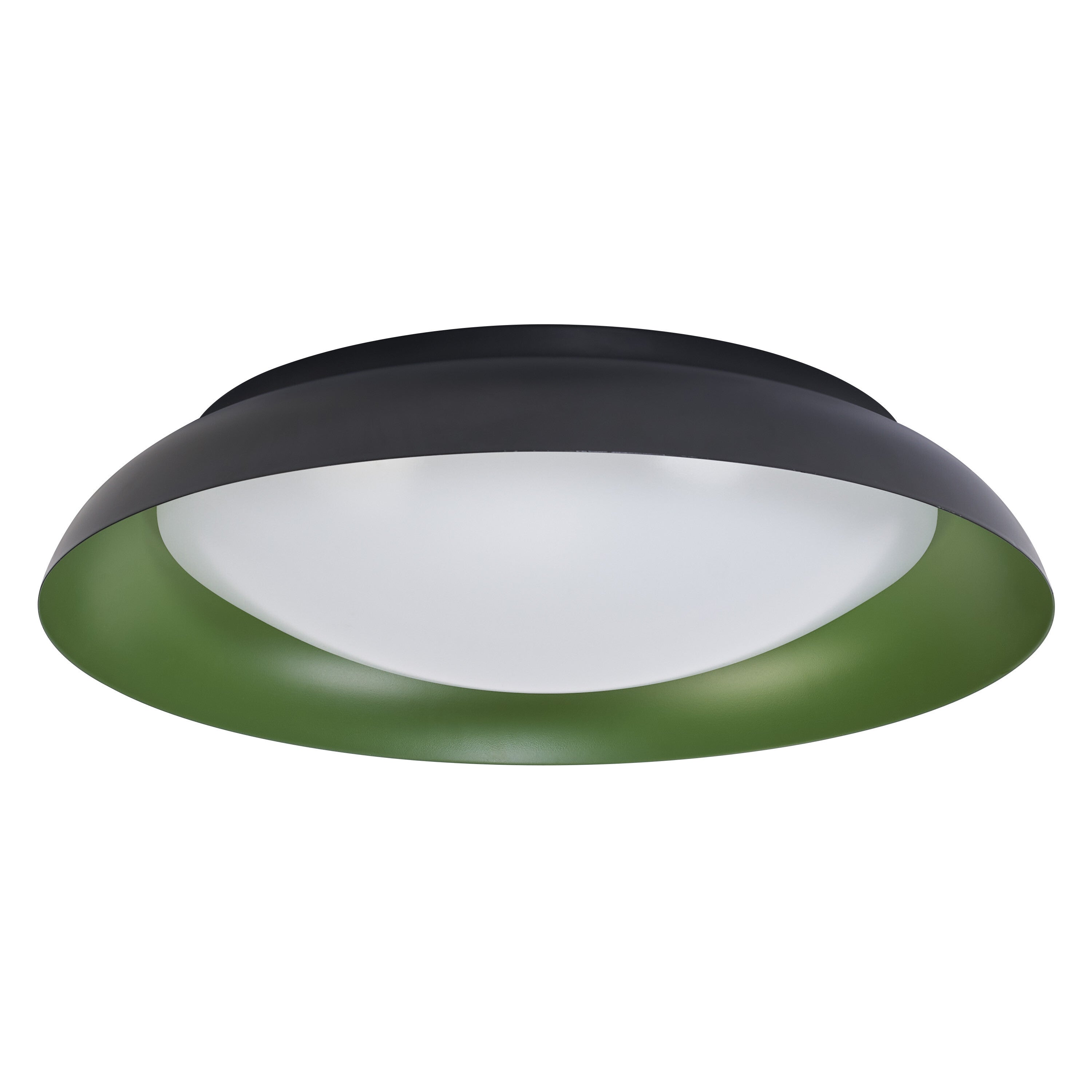 LEDVANCE ORBIS Plate Deckenleuchte 45W 480mm schwarz/grün-LEDVANCE Shop