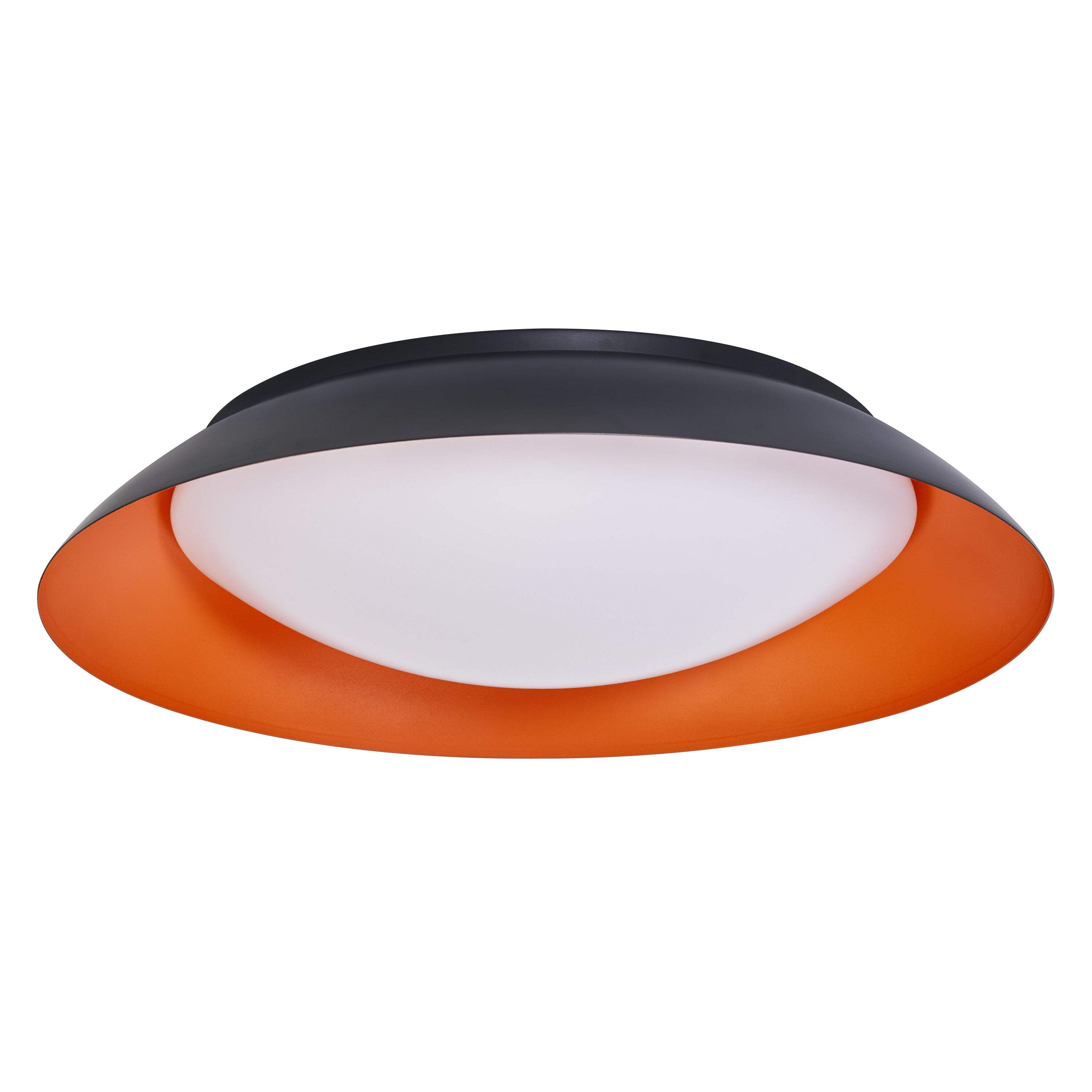LEDVANCE ORBIS Plate Deckenleuchte 45W 480mm schwarz/orange-LEDVANCE Shop