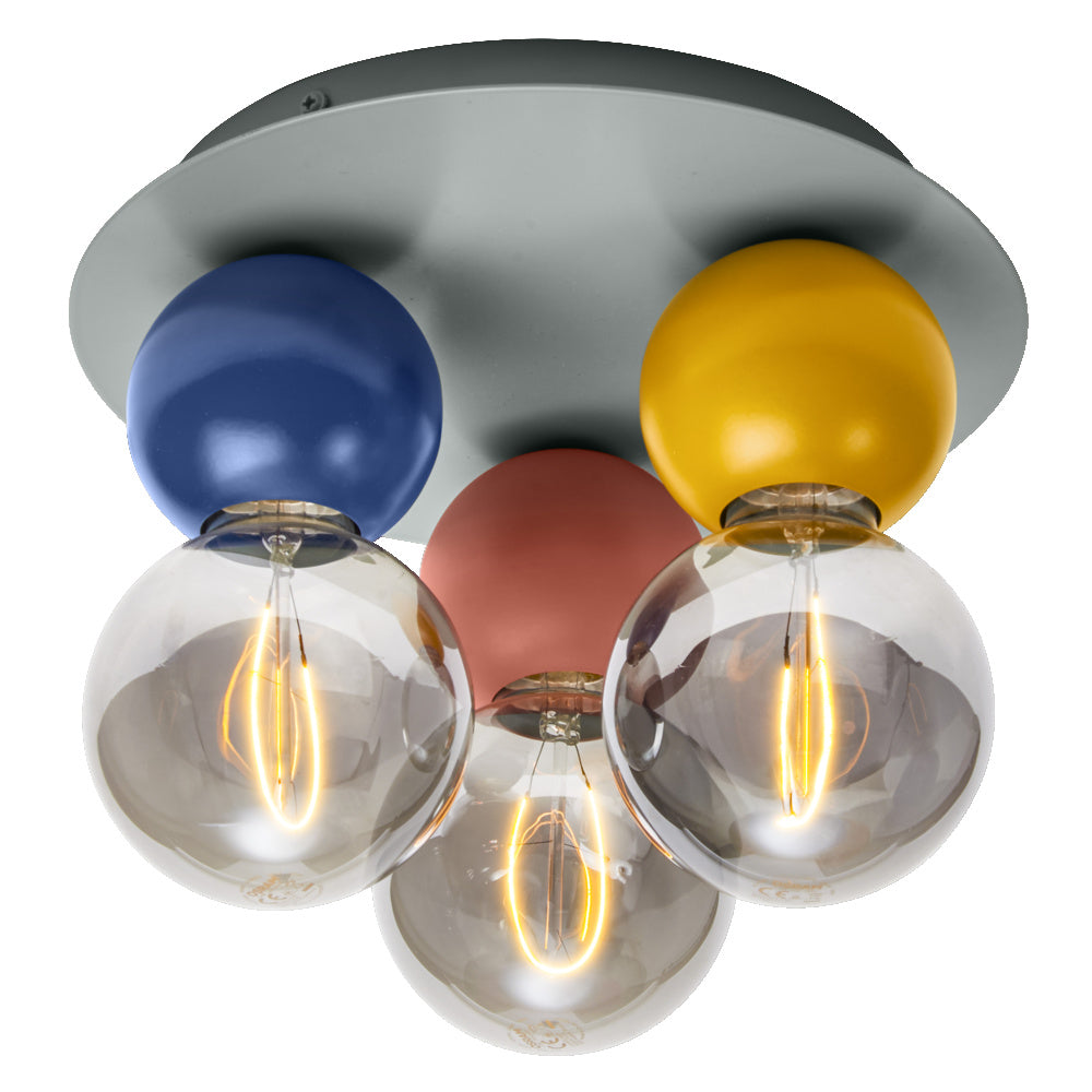 OSRAM DECOR Bubble Plafondlamp, 3 lampen, E27, Meerkleurig
