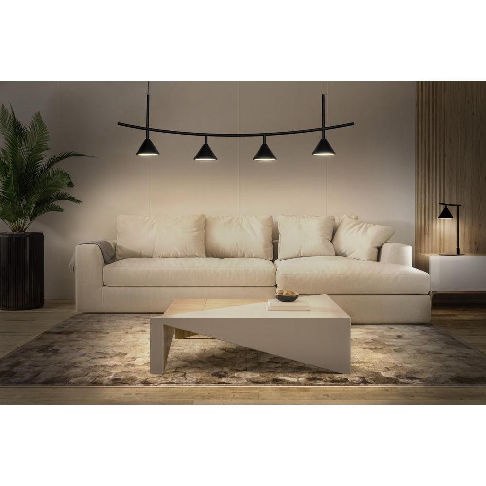 Decor Fuji Pendant Linear 4er Pendelleuchte  16W 930 Black