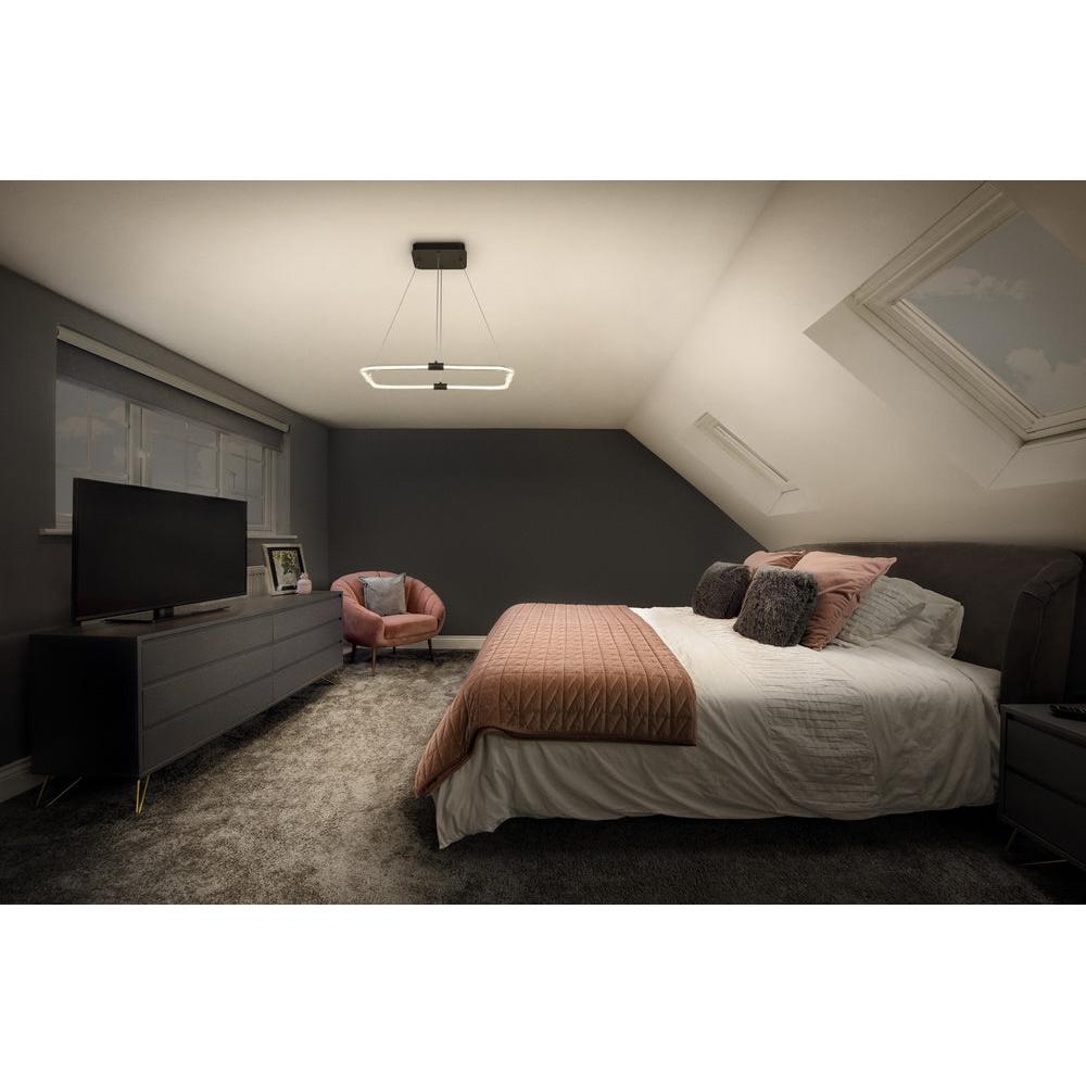 LEDVANCE DECOR Tetragon Pendelleuchte, 18W, 3000K, 2000lm, Warmweiß, Click DIM-LEDVANCE Shop