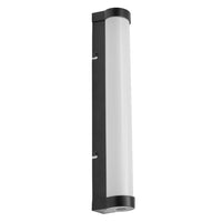 OSRAM ORBIS buisvormige badkamerspiegel/wandlamp met mat glas, 9W, 40cm, zwart