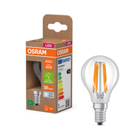 OSRAM Energy Class LED-Lampe, Miniball, 2.2W, Klar, EEK A , Kaltweiß , E14-LEDVANCE Shop