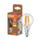 OSRAM LED CLASSIC P ENERGY EFFICIENCY A in P-vorm, LED-lamp, loodvrij glas, helder, 3,8 W, (ex 60 W), 806 lm, warmwit, 2700 K, energie-efficiëntieklasse: A, CRI 80