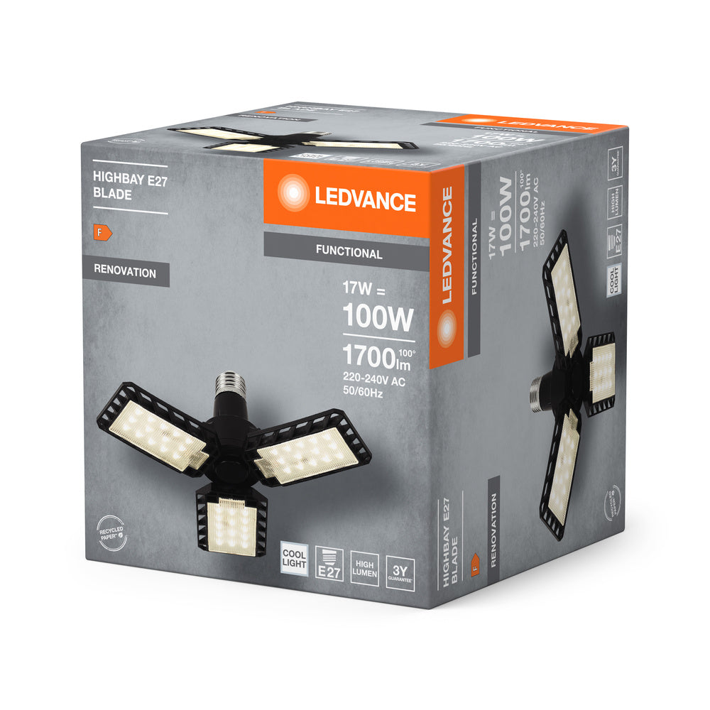 LEDVANCE Highbay Blade Deckenlampe mit Flügeln, 17W, E27-LEDVANCE Shop