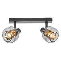 LEDVANCE DECOR Spot Firefly plafondlamp, inclusief OSRAM lamp, zwart, 2 x 2,8W, E14