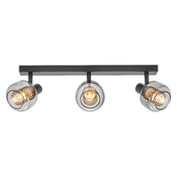 OSRAM DECOR Spot Firefly plafondlamp, inclusief OSRAM lamp, zwart, 3 x 2,8W, 750lm