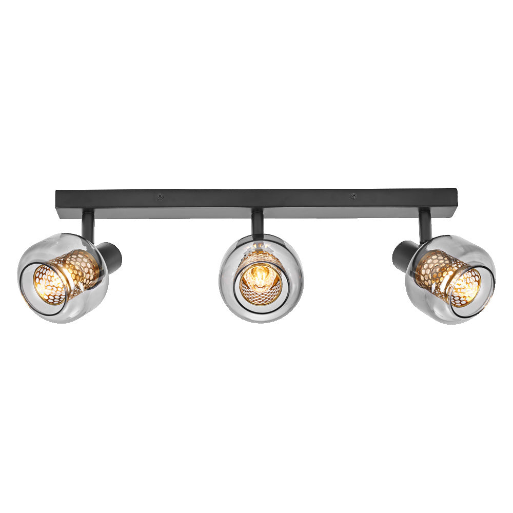 OSRAM DECOR Spot Firefly plafondlamp, inclusief OSRAM lamp, zwart, 3 x 2,8W, 750lm