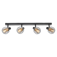 LEDVANCE DECOR Spot Firefly plafondlamp, inclusief OSRAM lamp, zwart, 4 x 2,8W, E14