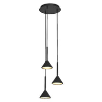 OSRAM DECOR Fuji 3XPendant Pendelleuchte PL 13W 930 Black