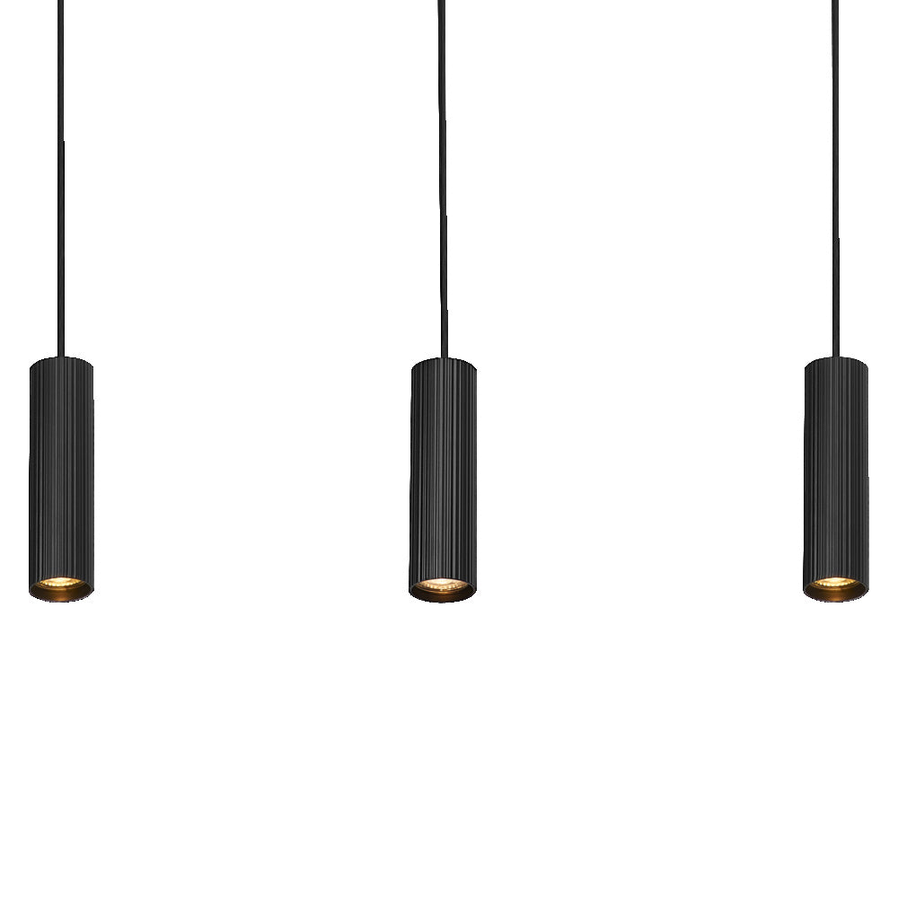 OSRAM DECOR Drums LED-hanglamp, zwart, 3 lampen, GU10