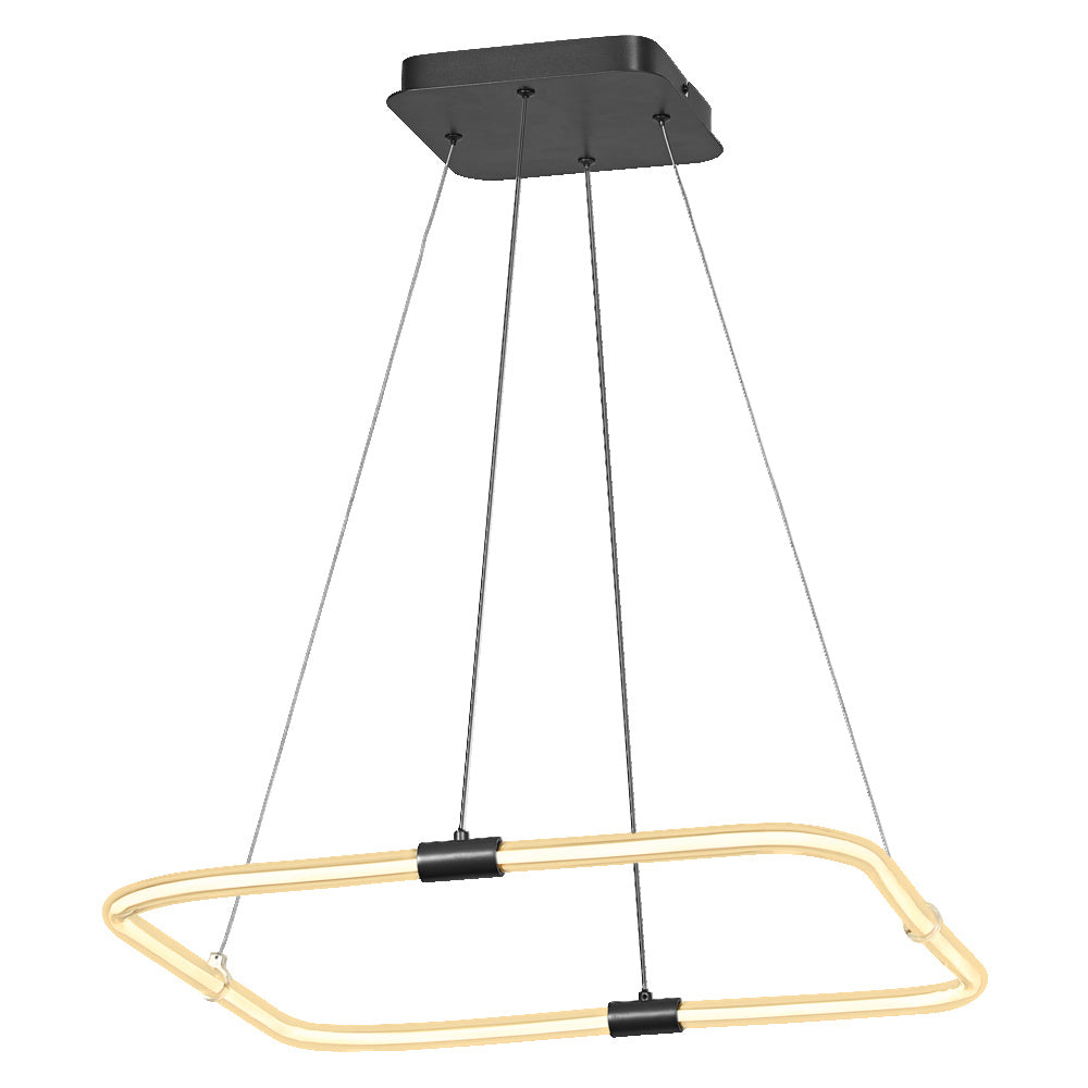 LEDVANCE DECOR Tetragon hanglamp, 18W, 3000K, 2000lm, warm wit, klikdimbaar