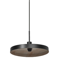 OSRAM DECOR Plaatpendellamp E27 hanglamp Zwart Hout