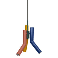 OSRAM DECOR Hanglamp van stro, 3 lampen, E27 fitting, meerkleurig