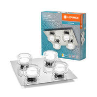 LEDVANCE ORBIS Flame Badezimmer Deckenleuchte 22W Click CCT IP44 Chrome-LEDVANCE Shop