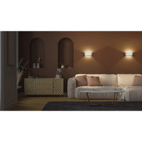 Decor Plaster Routes Wall Wandleuchte Up 310 1XE27 White