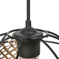 LEDVANCE DECOR Cage Globe Pendelleuchte, schwarz/braun, E27