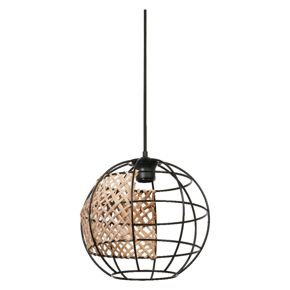 LEDVANCE Decor Cage Globe Pendelleuchte, schwarz/braun, E27