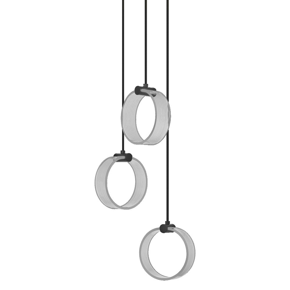 Decor Circle 3XPendant Pendelleuchte PL 20W Click CCT Black