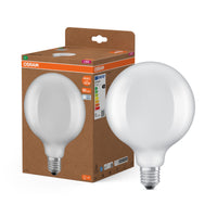 OSRAM LED-LAMPEN ENERGIEKLASSE A ENERGIE-EFFICIËNTIE FILAMENT CLASSIC Globe , LED-lamp, loodvrij glas, mat, 11,6 W, 2452 lm, koudwit, energie-efficiëntieklasse: A