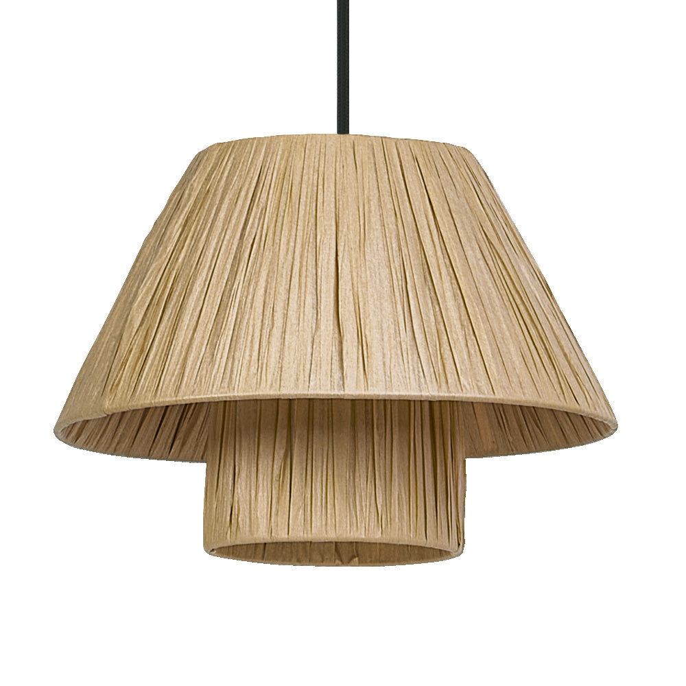 Decor Bamboo Paper Hut Pendant Pendelleuchte 280 E27 Brown