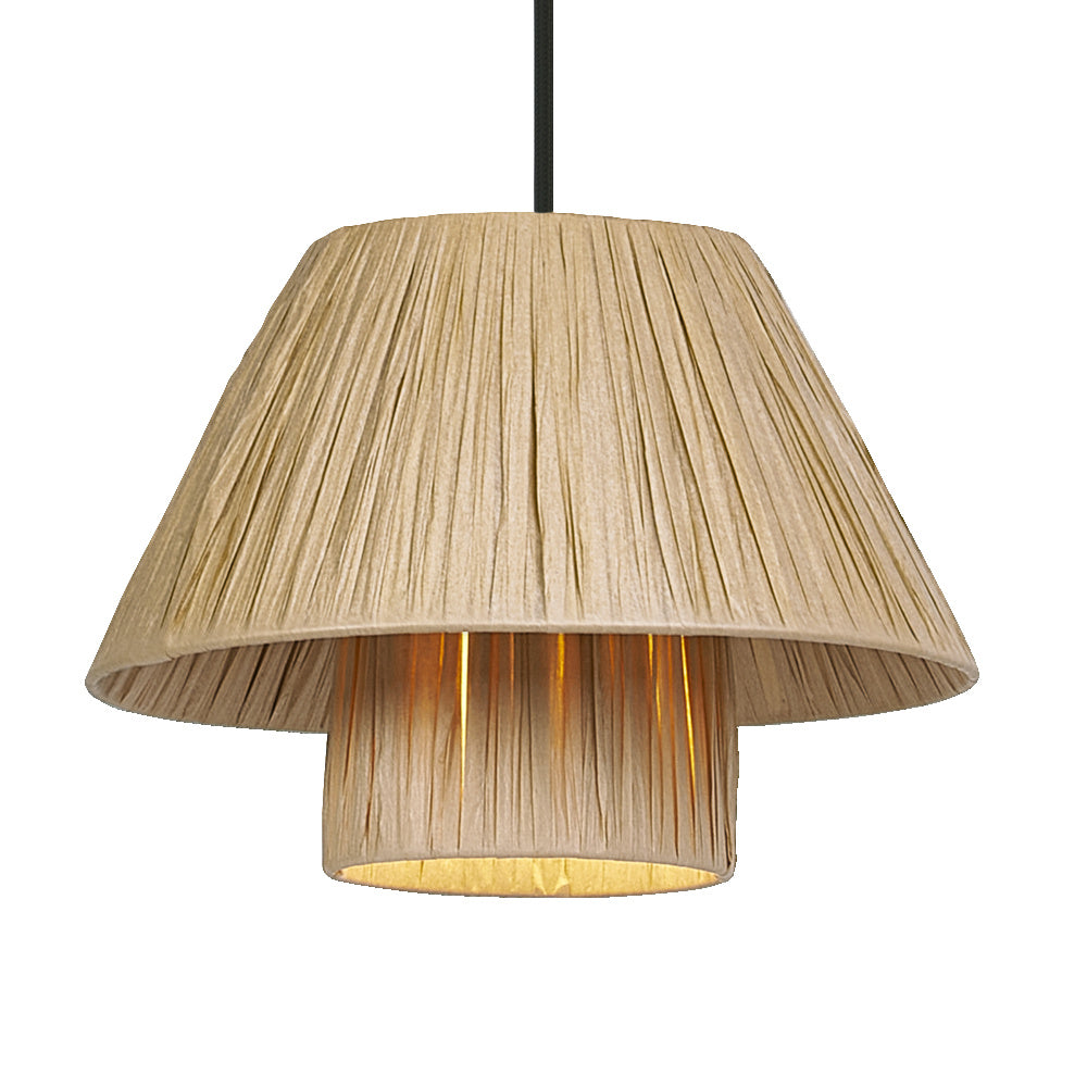 LEDVANCE DECOR Hanglamp van bamboepapier, bruin, 280 mm, E27