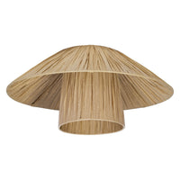 OSRAM DECOR Bamboe Papieren Hut Plafondlamp Lichtbruin, 400 mm, E27