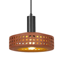 OSRAM DECOR Clay Windows hanglamp, bruin, E27