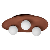 OSRAM DECOR Clay Nest Ceiling Deckenleuchte 3xG9 Brown
