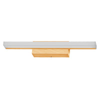 OSRAM Orbis Mirror spiegellamp, badkamer, Click-CCT, 6,8W, 40cm, houtdecor, IP44
