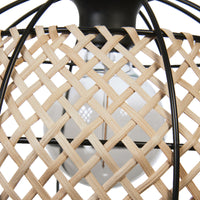 LEDVANCE DECOR Cage Globe Pendelleuchte, schwarz/braun, E27