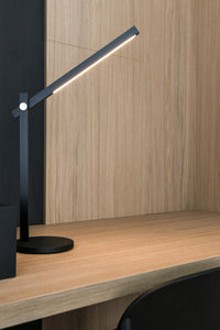 OSRAM Panan Alu tafellamp, zwart, aluminium, dimbaar
