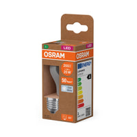 OSRAM LED CLASSIC P ENERGIE-EFFICIËNTIE A, LED-lamp, loodvrij glas, helder, 1,2 W, (ex 25 W), 255 lm, koudwit, 4000 K, energie-efficiëntieklasse: A, CRI 80
