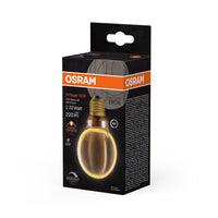 OSRAM VINTAGE 1906® LED Lampe LED CLASSIC GLOBE80 O - Form FILAMENT 4W 818 Gold E27, 220 lm, 1800 K, Comfort warm white-LEDVANCE Shop